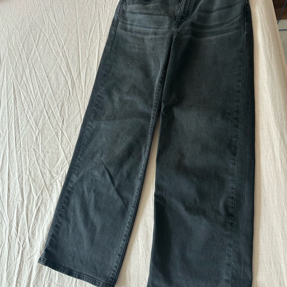 Wide Leg Black Jeans